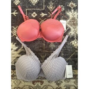 (2) Auden Lace Bras Size 32D